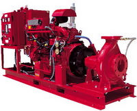 BƠM CỨU HỎA EBARA KIỂU RỜI TRỤC ĐỘNG CƠ DIESEL